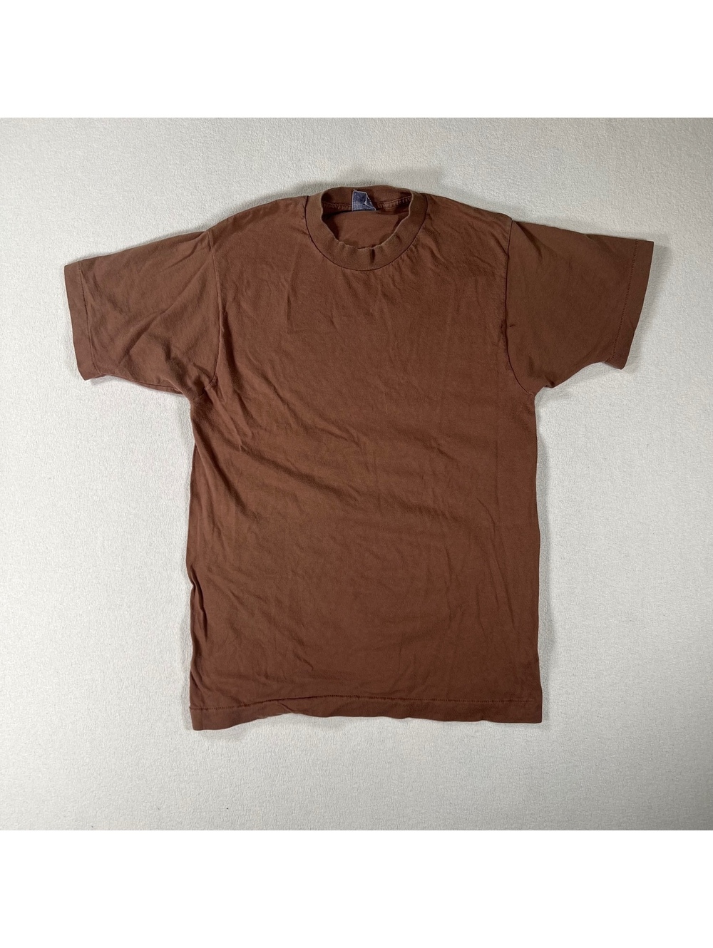 80s/90s DPSC by BVD vintage brown military blank tee Size L